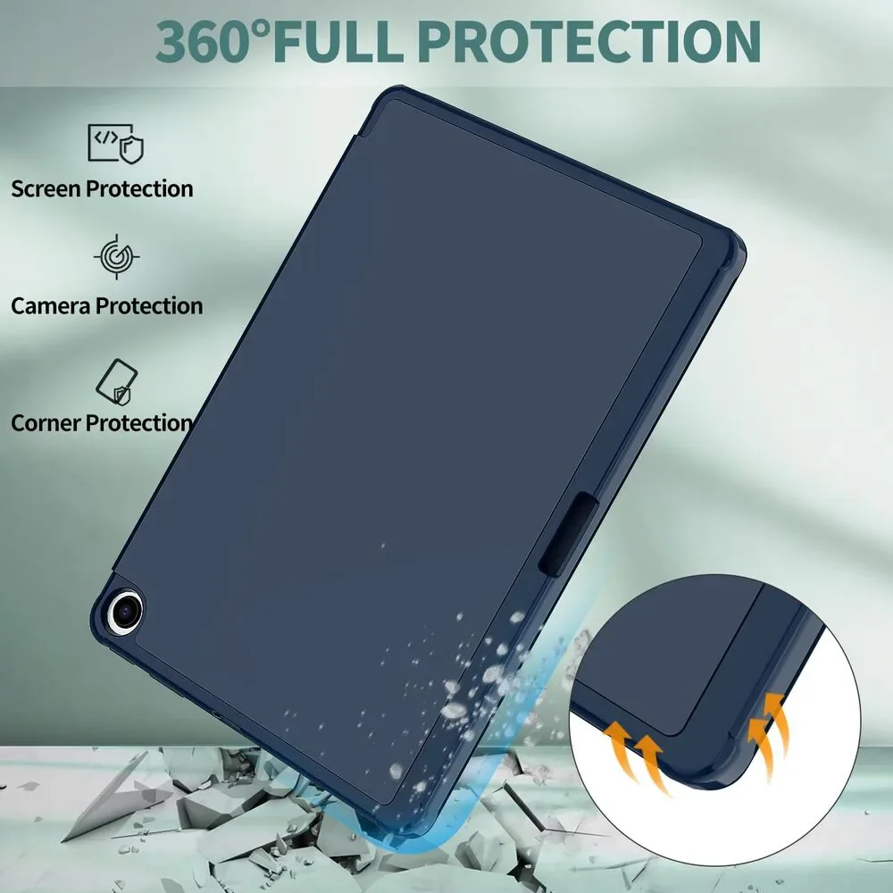 Amazon Fire Max 11 Case 13th Gen 2023 Trifold Stand Auto Wake Sleep Navy Blue